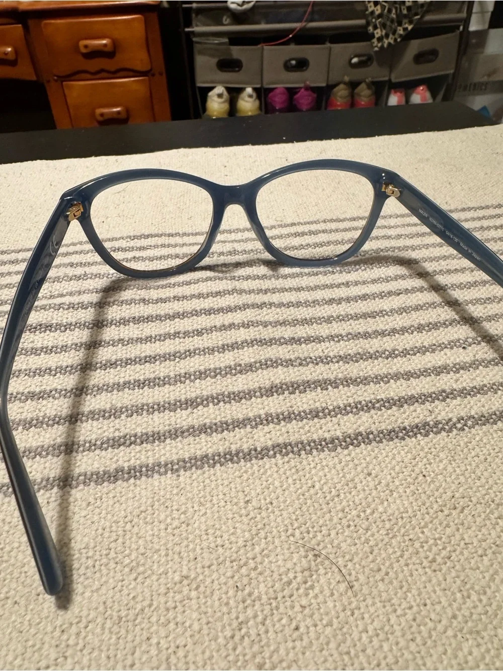 Maui Jim Brown Frame with Blue Temples Kids Cat-Eye Sunglasses